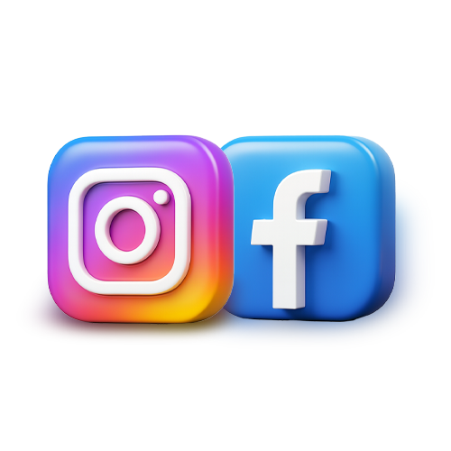 instagram&facebook logo